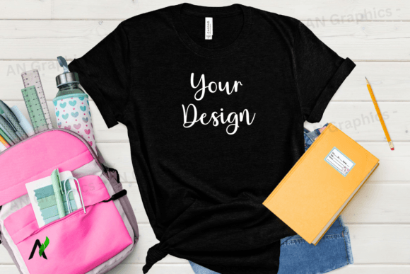 Back to School Bell Canvas Mockup - 0101