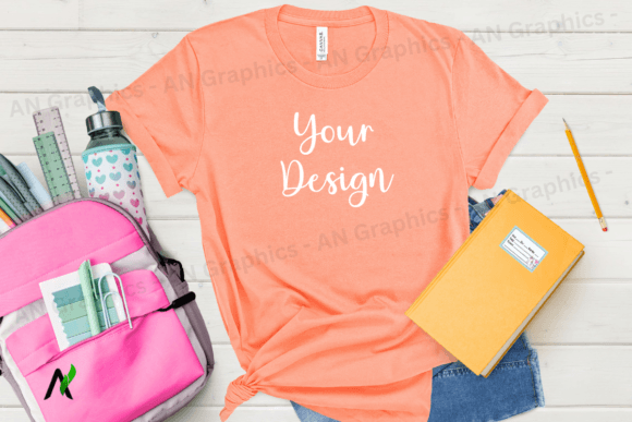 Back to School Bell Canvas Mockup - 0105: A Professional Tool for Designers