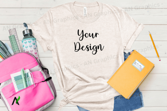 Back to School Bell Canvas Mockup - 032: A Versatile Tool for Designers