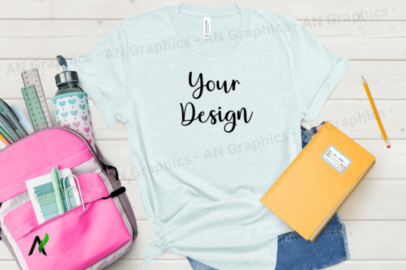 Back to School Bell Canvas Mockup - 043