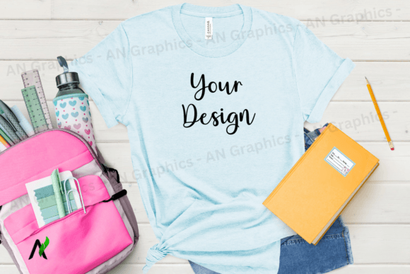 Back to School Bell Canvas Mockup - 059