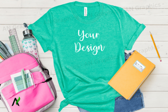 Back to School Bell Canvas Mockup - 069: A Powerful Tool for Designers
