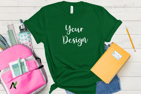 Back to School Bell Canvas Mockup - 079: A Practical Tool for Designers and Creators