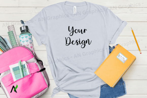 Back to School Bell Canvas Mockup - 081