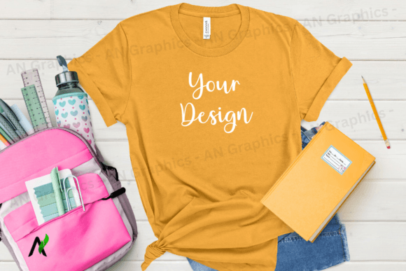 Back to School Bell Canvas Mockup - 088: A Versatile Tool for Designers and Creators