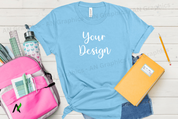Back to School Bell Canvas Mockup - 090: A Versatile Tool for Designers