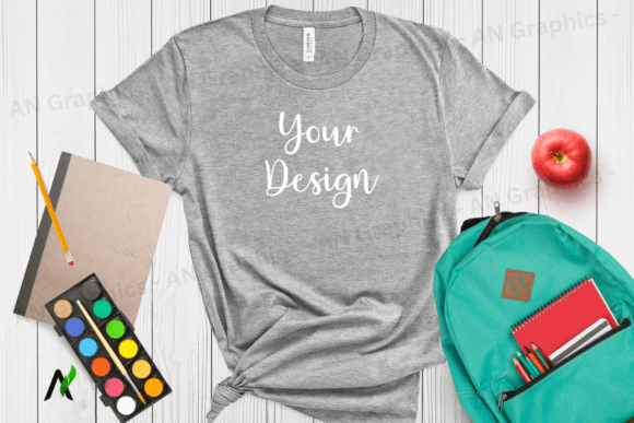 Back to School Bella Canvas Mockup - 004: A Strategic Tool for Designers and Creators