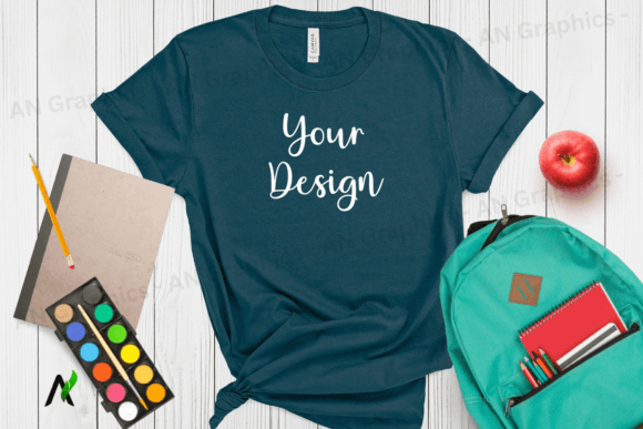 Back to School Bella Canvas Mockup - 018