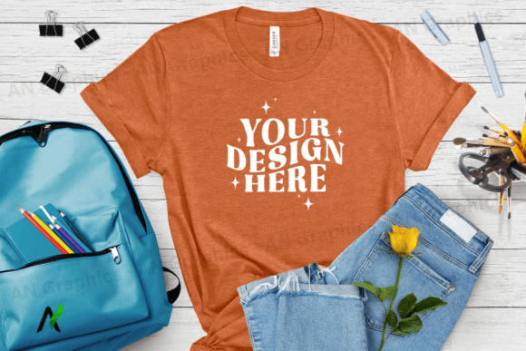 Back to School Bella Canvas Mockup - 028: A Versatile Tool for Designers