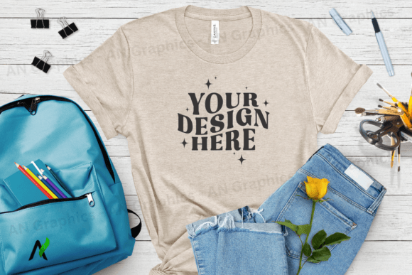 Back to School Bella Canvas Mockup - 041: A Versatile Tool for Designers and Creators