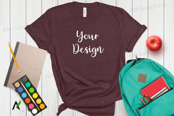 Back to School Bella Canvas Mockup - 048