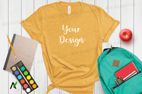 Back to School Bella Canvas Mockup - 052: A Versatile Tool for Designers