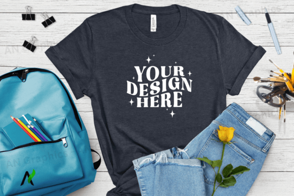 Back to School Bella Canvas Mockup - 057: A Versatile Tool for Designers and Creators