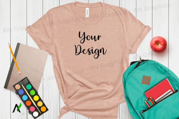Back to School Bella Canvas Mockup - 062: A Versatile Tool for Designers