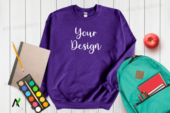Back to School Gildan 18000 Mockup - 032: A Versatile Tool for Designers and Creators