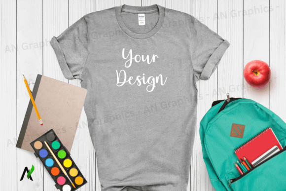 Back to School Gildan 5000 Mockup - 0130
