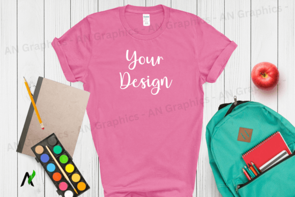 Back to School Gildan 5000 Mockup - 076: A Versatile Tool for Designers