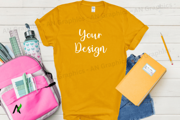 Back to School Gildan 64000 Mockup - 017