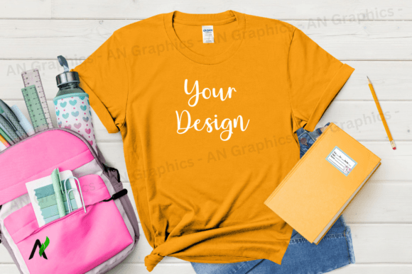 Back to School Gildan 64000 Mockup - 018: A Versatile Tool for Designers
