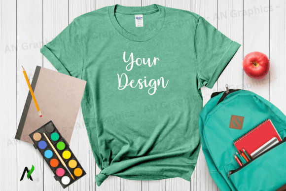 Back to School Gildan 64000 Mockup - 038