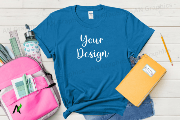 Back to School Gildan 64000 Mockup - 059: A Versatile Tool for Designers