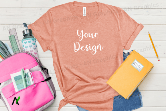 Mastering Your Design Workflow with the Back to School Bell Canvas Mockup - 073