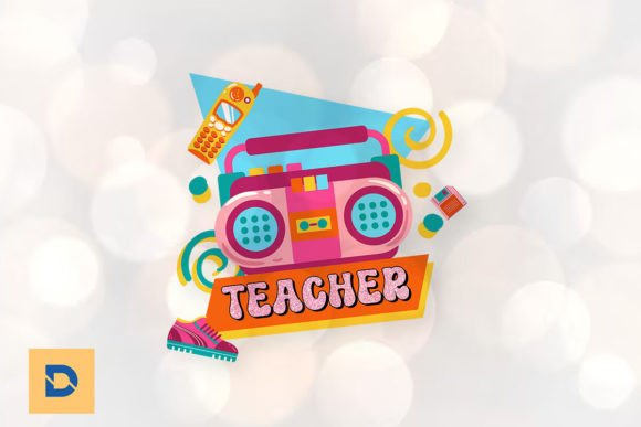 Teacher Retro Back to School PNG: A Versatile Design Asset